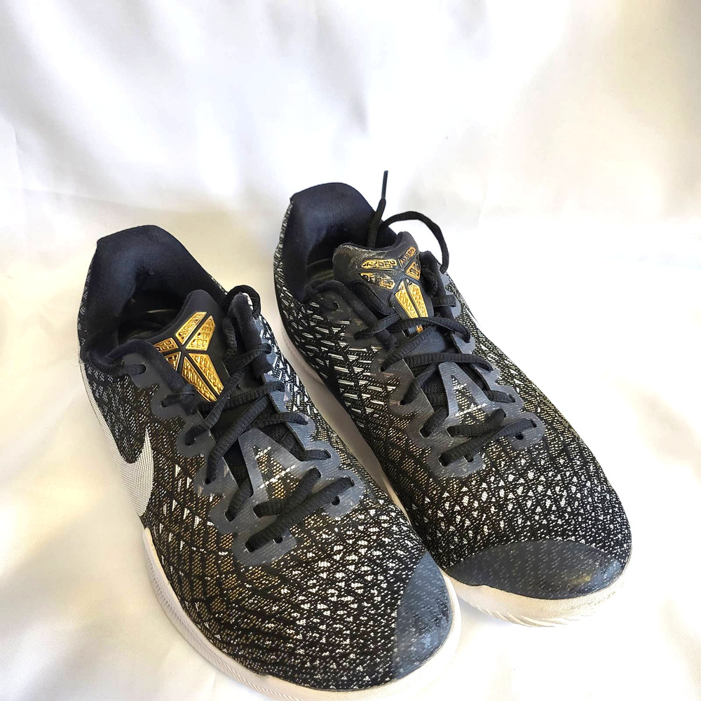 Nike Mamba Instinct Athletic Shoes Gold Silver size 8 - Picture 6 of 8